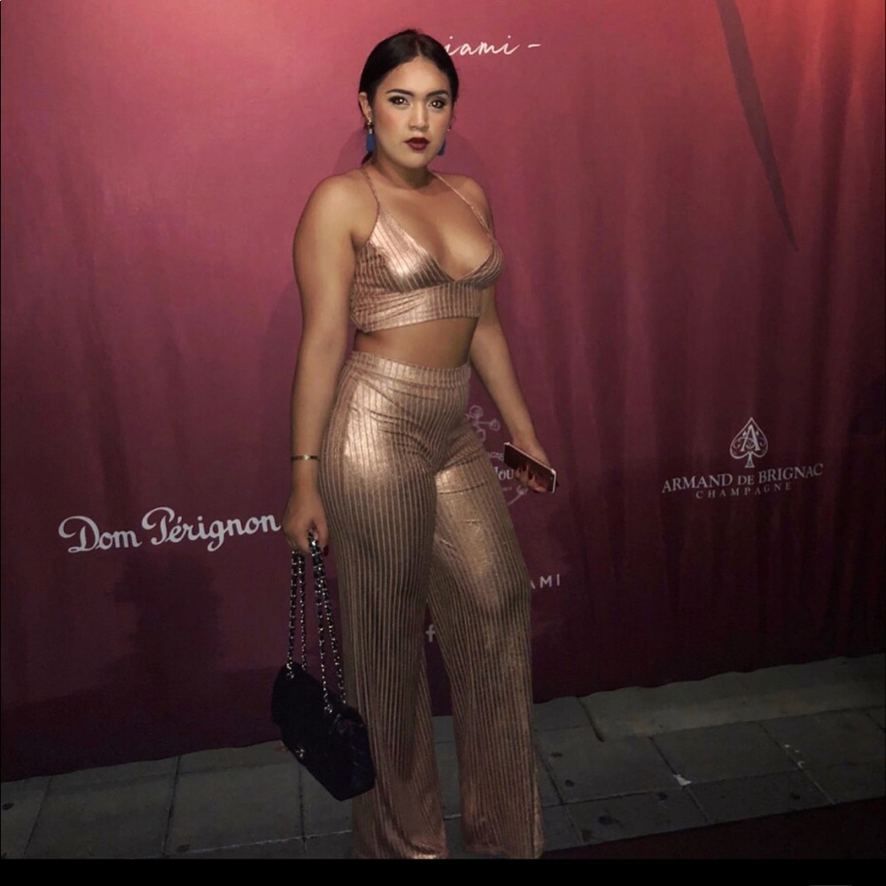 Rose gold set
